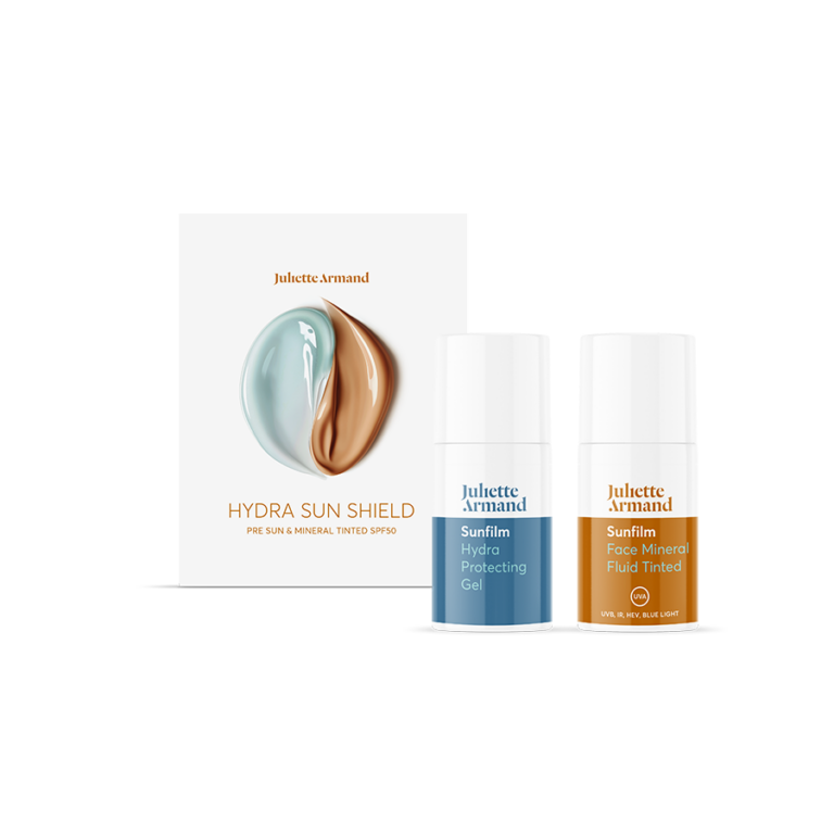 Hydra Sun Shield: Pre Sun & Mineral Tinted SPF50